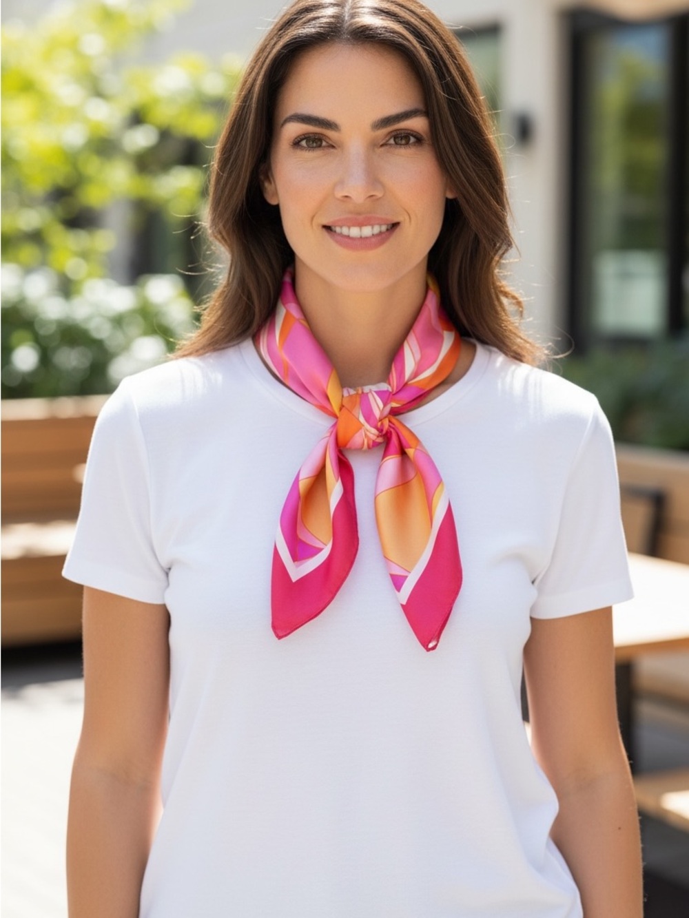 3 piper•k new Printed Scarves - set of 3 - Picture 4 of 10